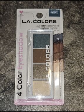 L.A. COLORS 4-Color Eyeshadow Palette - Tailored BNIB